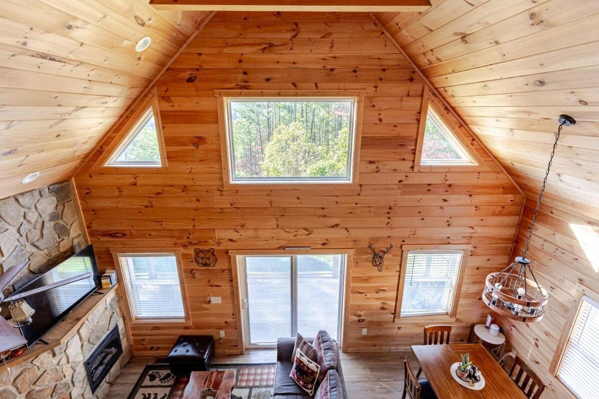 Twin Oaks Cabin Bryson City Bagian luar foto