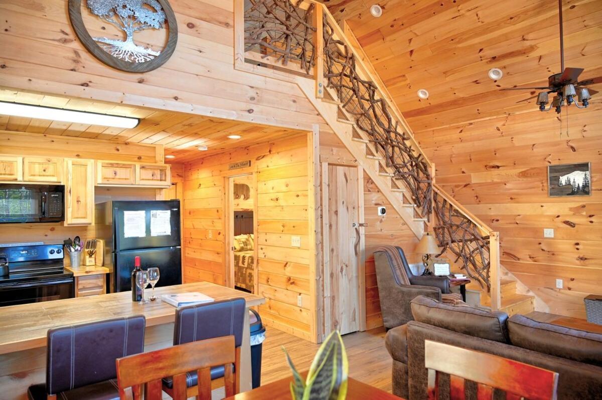 Twin Oaks Cabin Bryson City Bagian luar foto