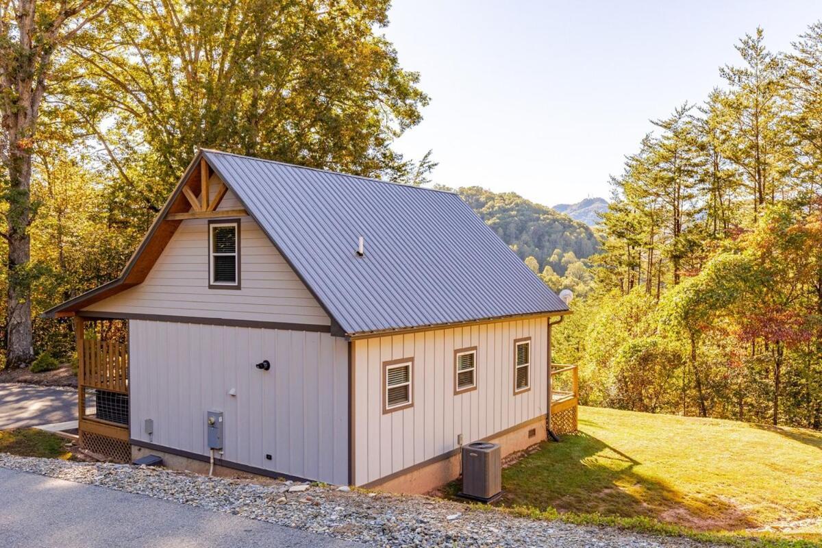 Twin Oaks Cabin Bryson City Bagian luar foto