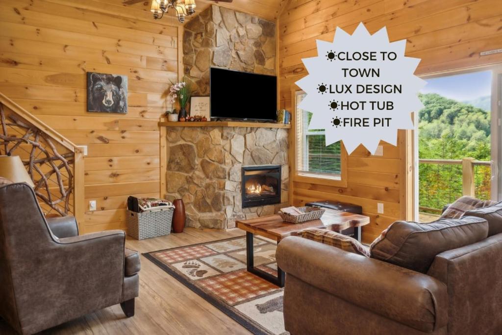 Twin Oaks Cabin Bryson City Bagian luar foto