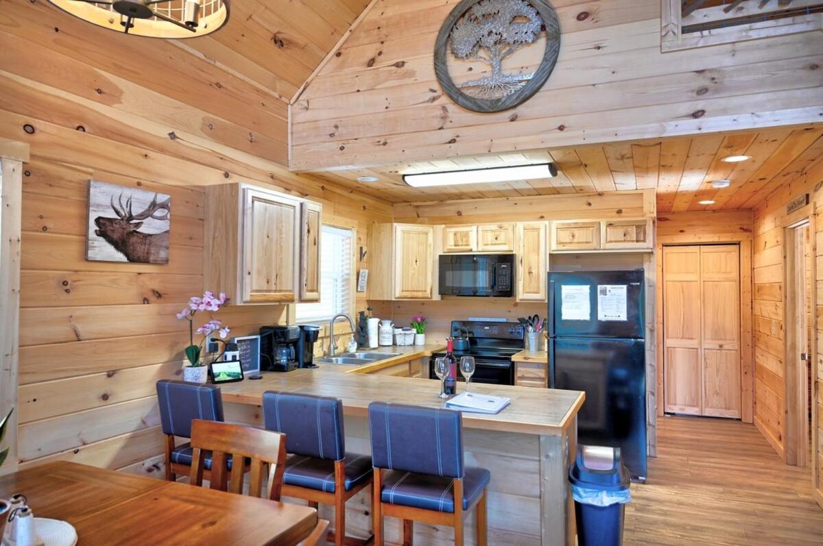 Twin Oaks Cabin Bryson City Bagian luar foto