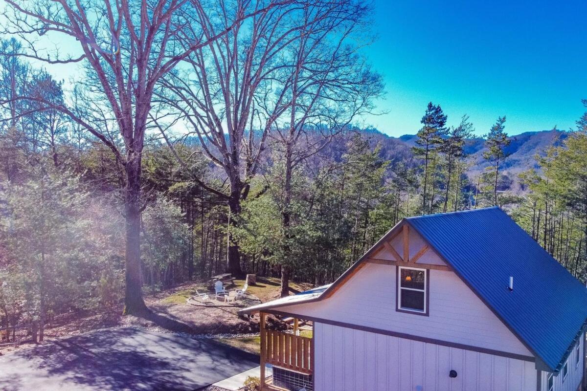 Twin Oaks Cabin Bryson City Bagian luar foto