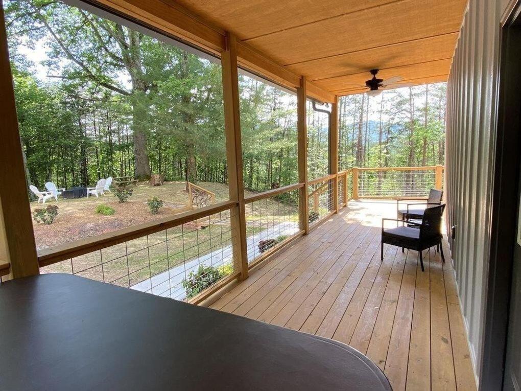 Twin Oaks Cabin Bryson City Bagian luar foto