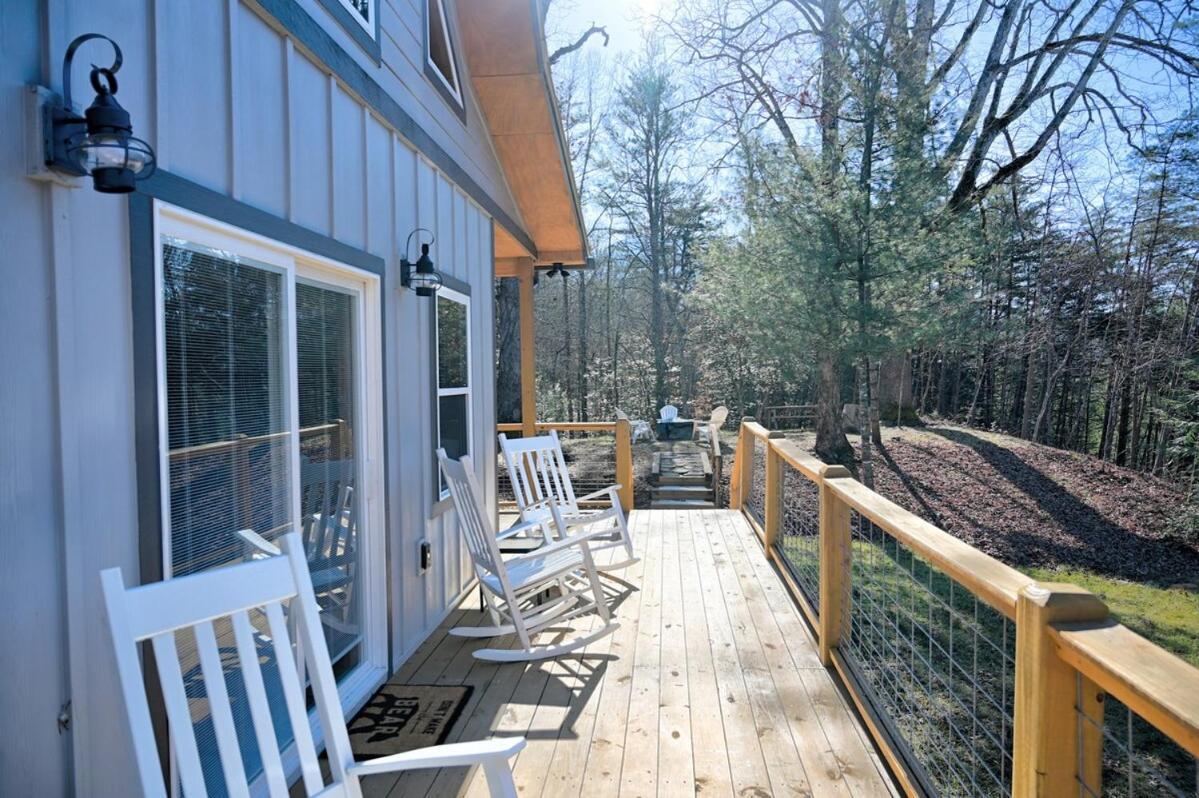 Twin Oaks Cabin Bryson City Bagian luar foto